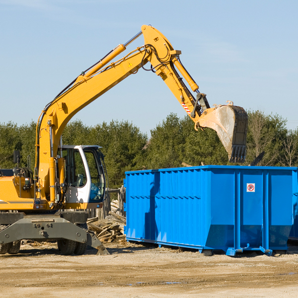 can i pay for a residential dumpster rental online in Highland Village Texas